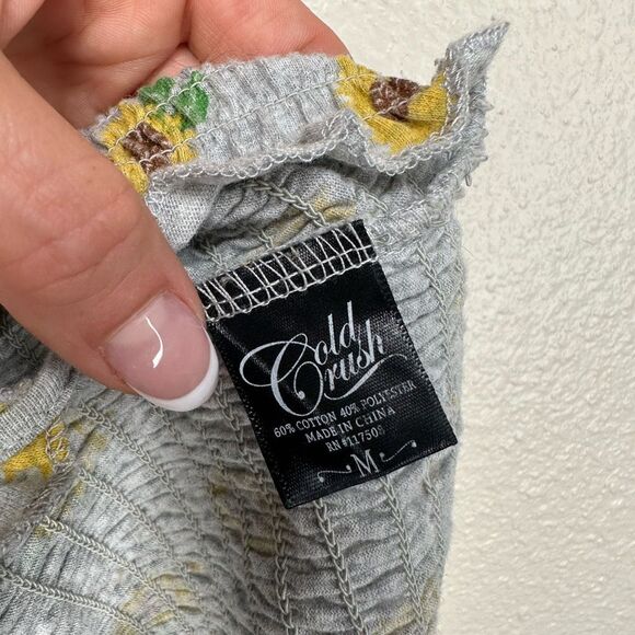Cold Crush Grey Sunflower Top (Medium) - Picture 2 of 4